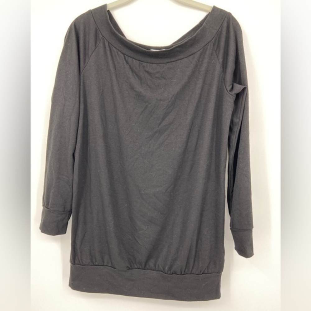 Halife black top. Tee shirt and sweatshirt,β oversized, sz s